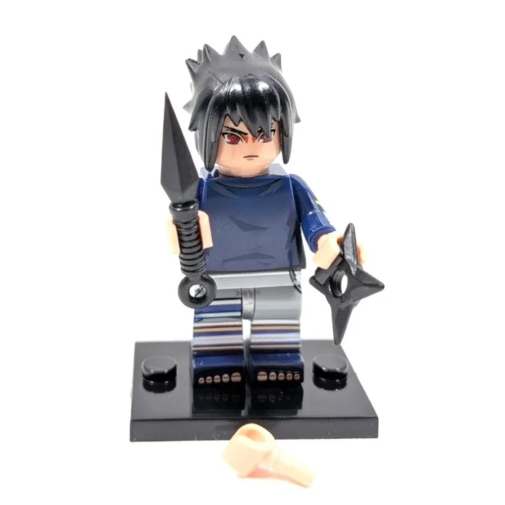 2 inch Custom, Sasuke Uchiha Miniature Figure with Base, New/Mint